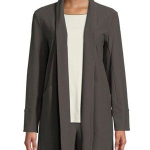 Eileen Fisher Washable Stretch Crepe Open Jacket